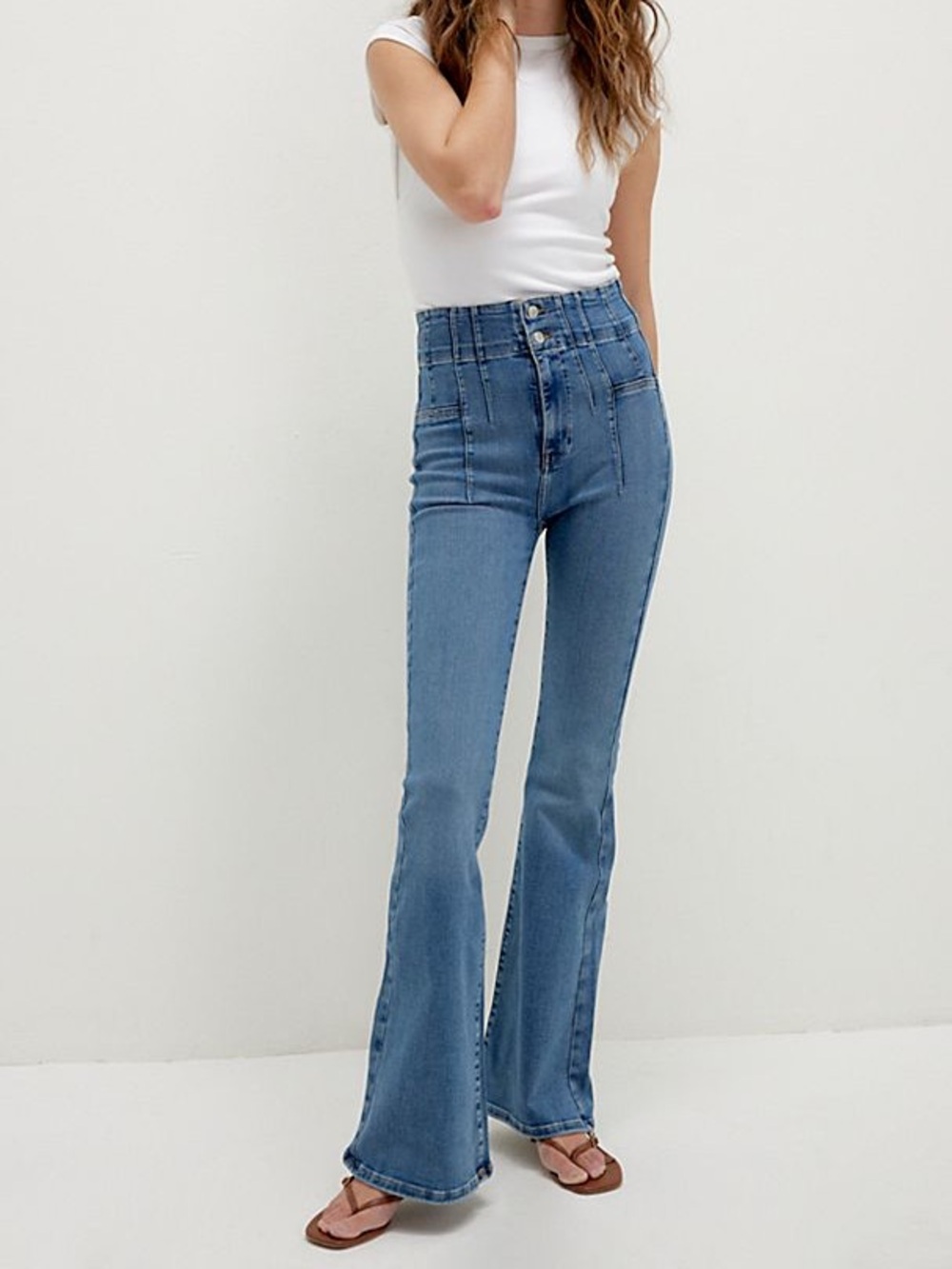 We The Free Jayde High Rise Flare Jeans